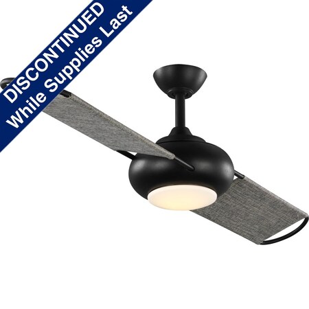 Progress Lighting Edisto 54" Collection In/Out door Ceiling Fan w/2 Canvas Wrapped Blade P2596-8030K